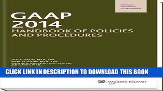 KINDLE GAAP Handbook of Policies and Procedures (w/CD-ROM) (2014) (GAAP Handbook of Policies