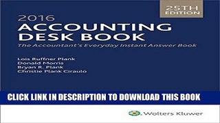 KINDLE Accounting Desk Book (2016) PDF Full book