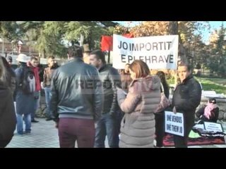 Report TV -  Besjan Pesha: Në orën 10:00 nisim protestën e madhe