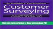 Read Customer Surveying: A Guidebook for Service Managers Free Books