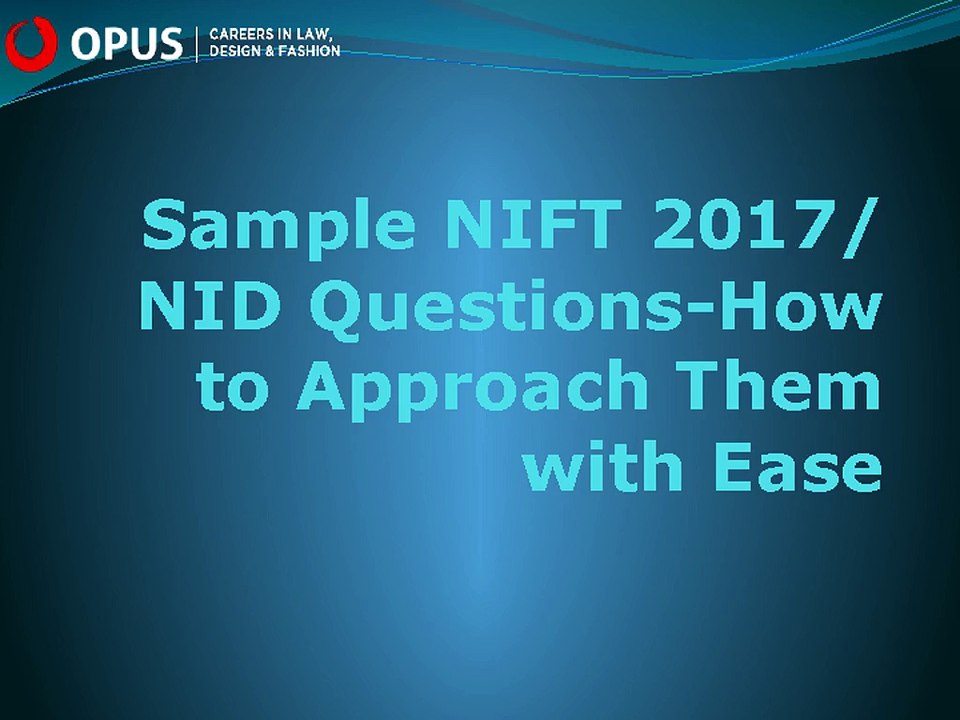 Sample_NIFT_2017-NID_Questions
