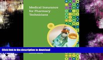 EBOOK ONLINE  Medical Insurance for Pharmacy Technicians  PDF ONLINE