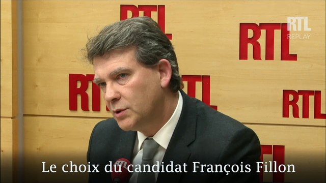 Le choix du candidat François Fillon est un choix de radicalité estime Arnaud Montebourg