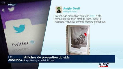 Polémique sur les affiches de prévention du SIDA