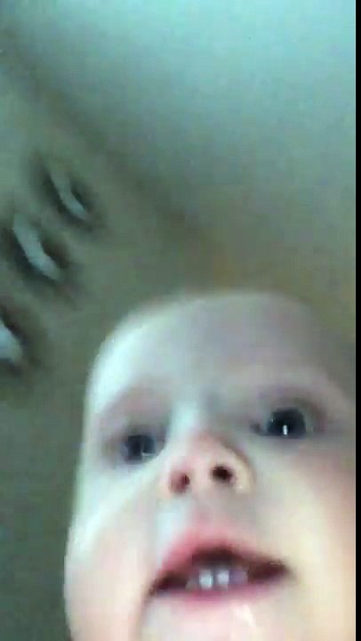 Baby steals phone and runs away while still recording