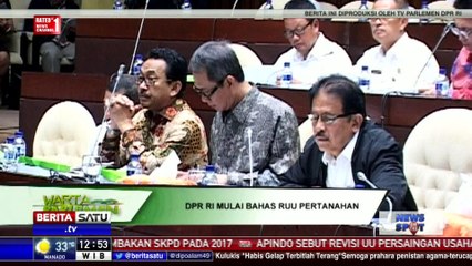 DPR Mulai Membahas RUU Pertanahan