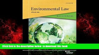 Read book  Black Letter Outline on Environmental Law BOOOK ONLINE