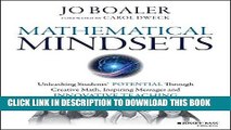 EPUB DOWNLOAD Mathematical Mindsets: Unleashing Students  Potential through Creative Math,