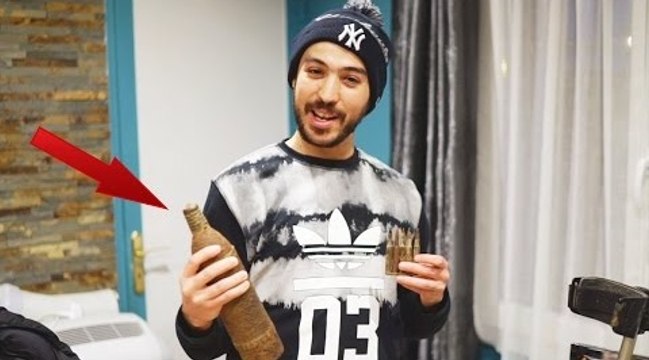 LE BLED'ART-J'AI TROUVE UN OBUS ET DES MUNITIONS