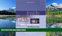 Free [PDF] Downlaod  Inside Sales and Leases: What Matters   Why (Inside Series) #A#  BOOK ONLINE