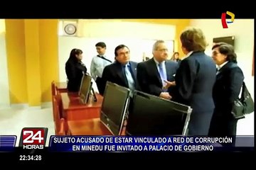 Sujeto que estaría vinculado a red de corrupción en Minedu fue invitado a Palacio de Gobierno