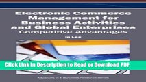 Read Electronic Commerce Management for Business Activities and Global Enterprises: Competitive
