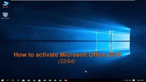 Office 2016 Easiest Way To Activate Permanently.