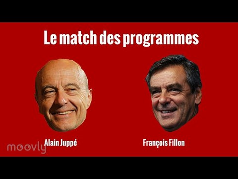 Alain Juppé - François Fillon : le match des programmes