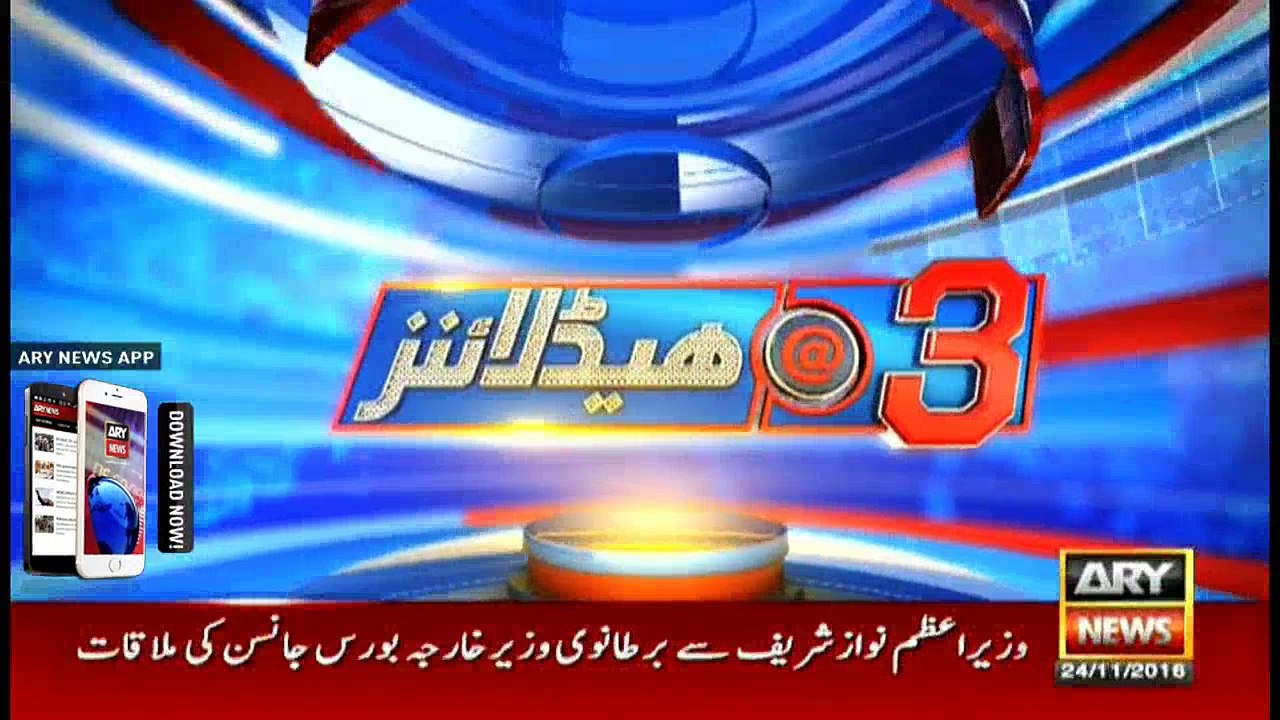 Headlines 1500 24th November 2016