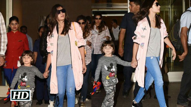 Lil AbRam walks Hand-in Hand with Alia Bhatt | Full Video