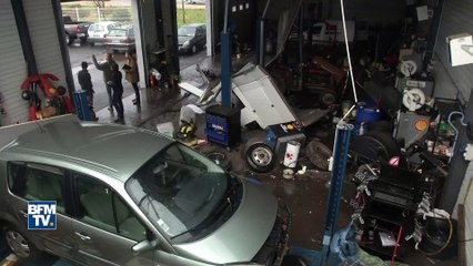 Garage éventré, école dégradée, les ravages laissés par une mini-tornade dans l'Hérault