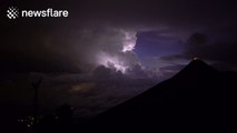 Stunning timelapse of a lightning storm over active Guatemalan volcano