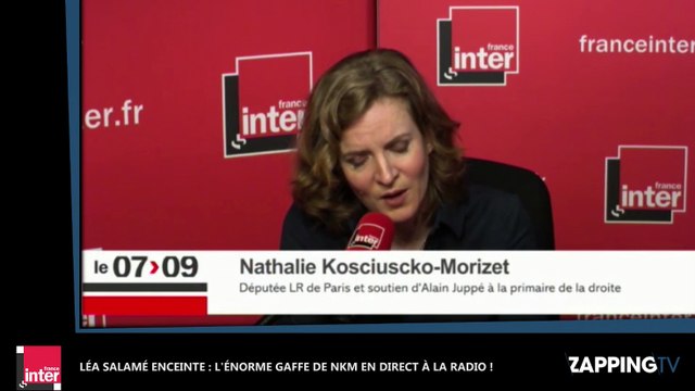 Léa Salamé enceinte : NKM fait une énorme gaffe en direct à la radio !