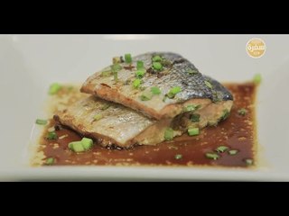 سمك سلمون بالصويا صوص والعسل  | رانيا الجزار