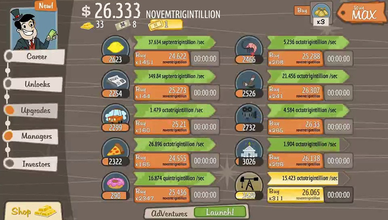 Adventure Capitalist lets play 2