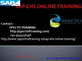 sap ehs online training in hyderabad | sap training in hyderabad
