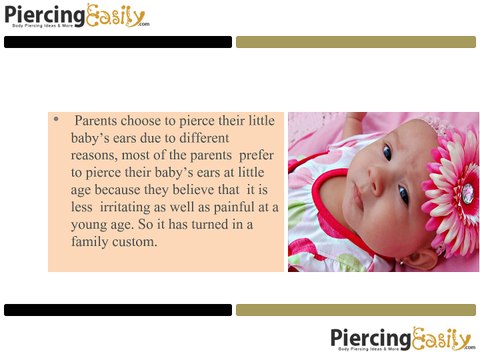 Safety Tips for Piercing Baby Ears - Piercing Easily