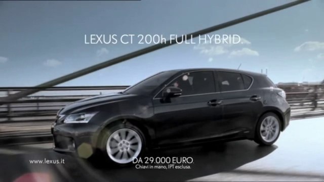 lexus ct 200h full hybrid spot (2011)