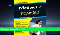 READ PDF [DOWNLOAD] Windows 7 For Dummies Quick Reference BOOOK ONLINE