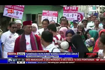 Sandiaga Uno Janji Kurangi Banjir dan Pengangguran