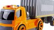 WolVol Transport Truck Toy Friction Powered Lights and Sounds