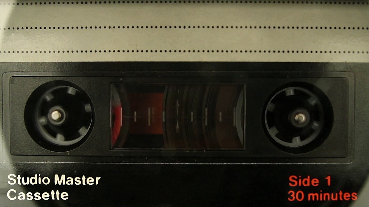 Cassette Tape Loopable Free to Use HD Stock Video Footage