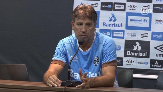 Renato diz que Grêmio está 'blindado' e vai ser poupado para a final da Copa do Brasil