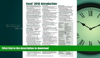 READ  Microsoft Excel 2016 Introduction Quick Reference Guide - Windows Version (Cheat Sheet of