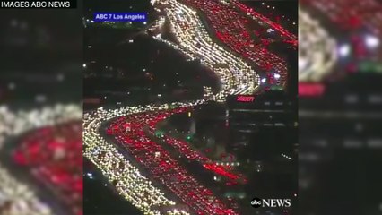 USA : Énorme embouteillage pour Thanksgiving