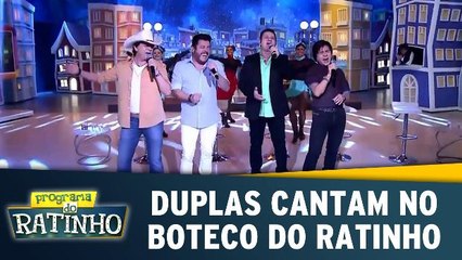 Duplas cantam no Boteco do Ratinho