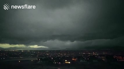 Cool timelapse of thunderstorm in Utah