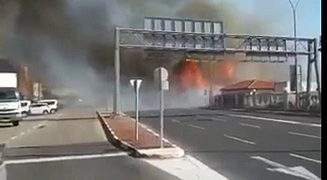 Пожар в Израиле. Хайфа 24.11.2016