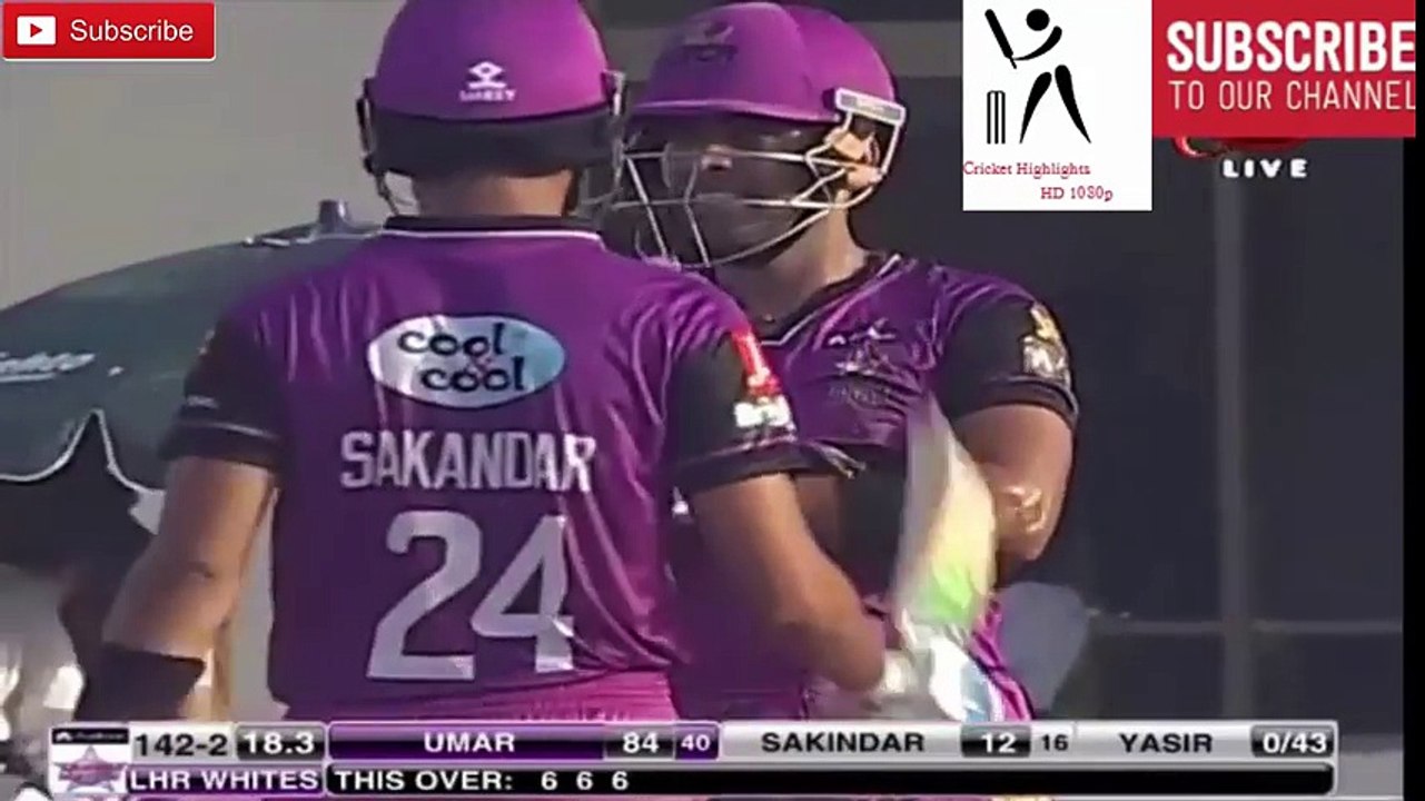 Umar Akmal scored 115 of 48 balls in National T20 Cup Hits 5 Sixes of Yasir Arafat 34 runs in over
