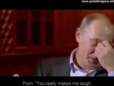 Ce journaliste a réussi à faire rire Poutine lors d'une interview... incroyable