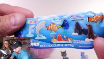 New Choco Treasure Chocolate Surprise Eggs with Finding Dory, My Little Pony & Shopkins
