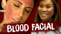 Blood Facial w/ DR PIMPLE POPPER!! (Beauty Trippin)