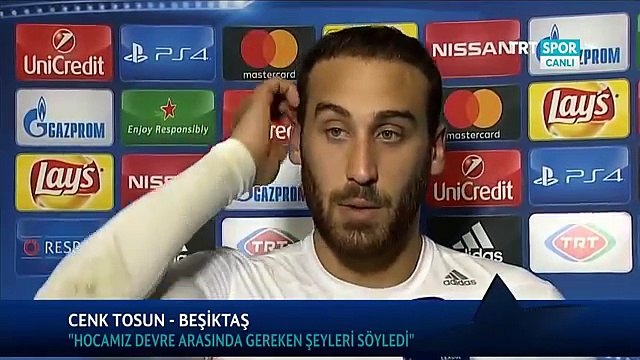 Cenk Tosun Maç Sonu Açıklamaları Beşiktaş - Benfica 3-3