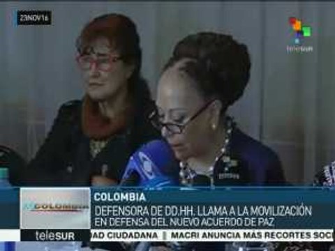 Cientos de organismos civiles llaman a defender nuevo acuerdo de paz