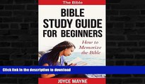 READ  Bible Study Guide For Beginners: How To Memorize The Bible FULL ONLINE