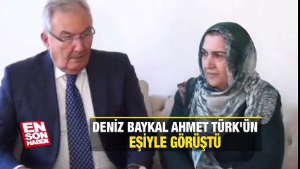 Deniz Baykal Ahmet Türk'ün ailesini ziyaret etti