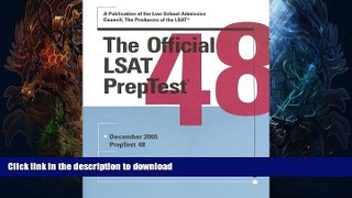 READ BOOK  The Official LSAT PrepTest 48 FULL ONLINE