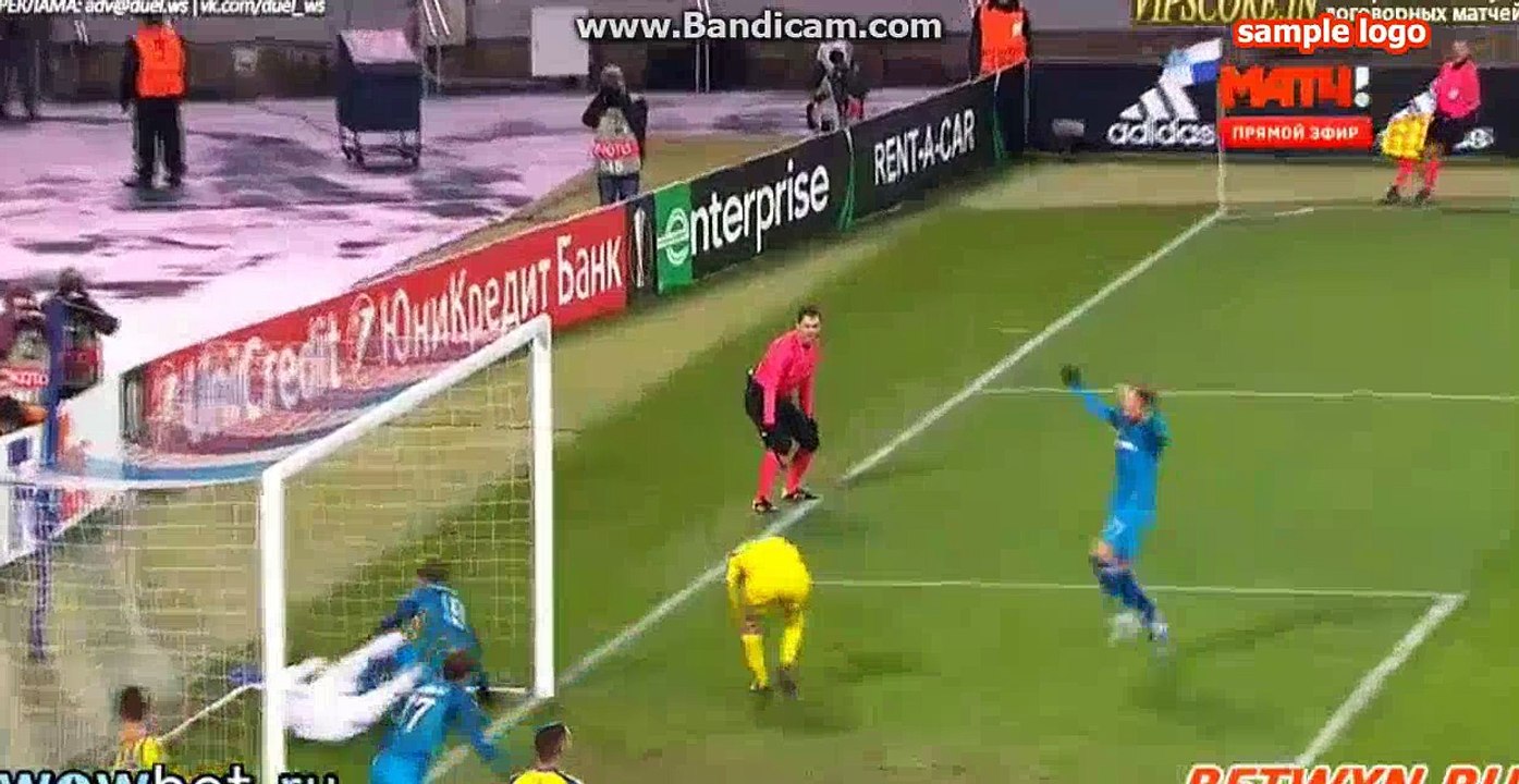 Aleksander Kokorin Goal HD - Zenit St. Petersburg 1-0 Maccabi Tel Aviv