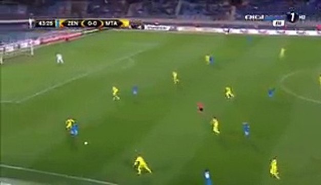Aleksandr Kokorin Goal HD - Zenit Petersburg 1-0 Maccabi Tel Aviv - 24.11.2016