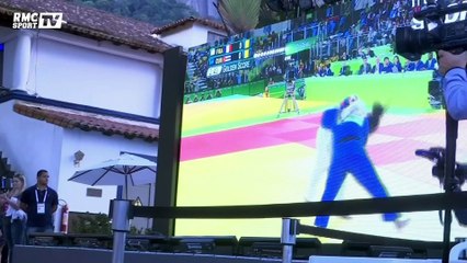 Emilie Andéol, première Française championne olympique de judo poids lourd